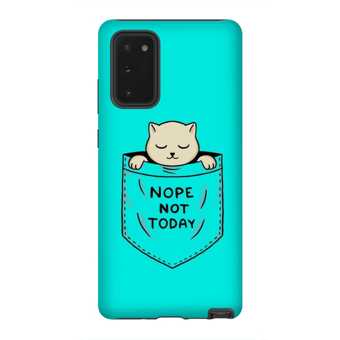 Galaxy Note 20 StrongFit Cat Pocket por Coffee Man