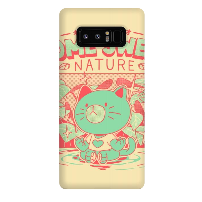 Galaxy Note 8 StrongFit Home Sweet Nature by Ilustrata