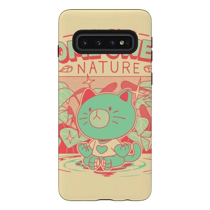 Galaxy S10 StrongFit Home Sweet Nature by Ilustrata