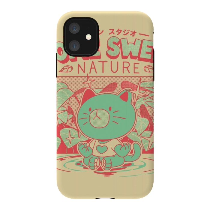 iPhone 11 StrongFit Home Sweet Nature by Ilustrata