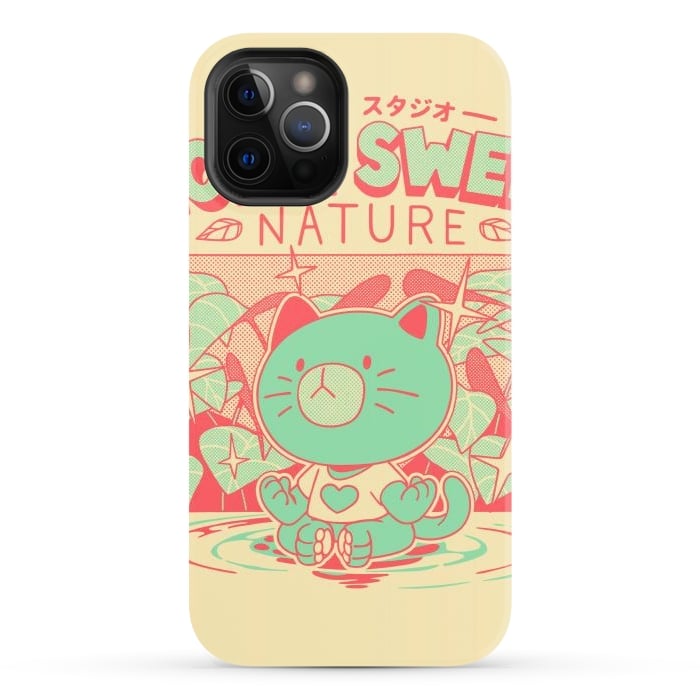 iPhone 12 Pro StrongFit Home Sweet Nature by Ilustrata