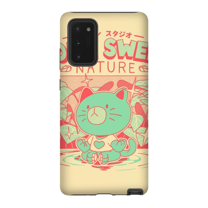 Galaxy Note 20 StrongFit Home Sweet Nature por Ilustrata