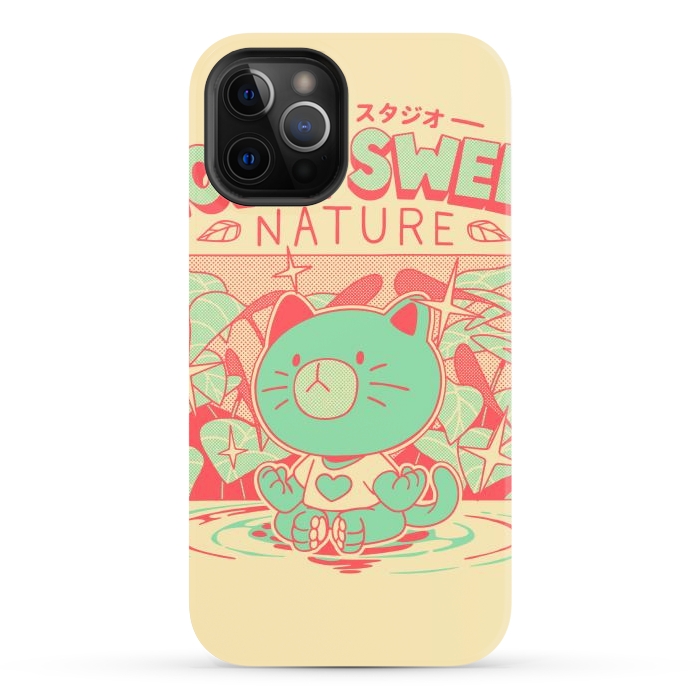 iPhone 12 Pro Max StrongFit Home Sweet Nature by Ilustrata