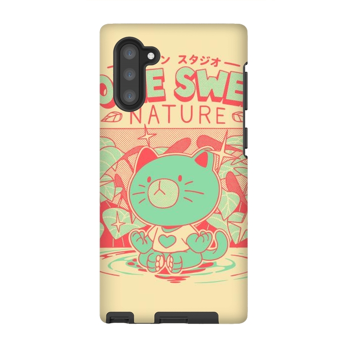 Galaxy Note 10 StrongFit Home Sweet Nature by Ilustrata
