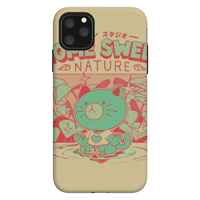 iPhone 11 Pro Max StrongFit Home Sweet Nature by Ilustrata