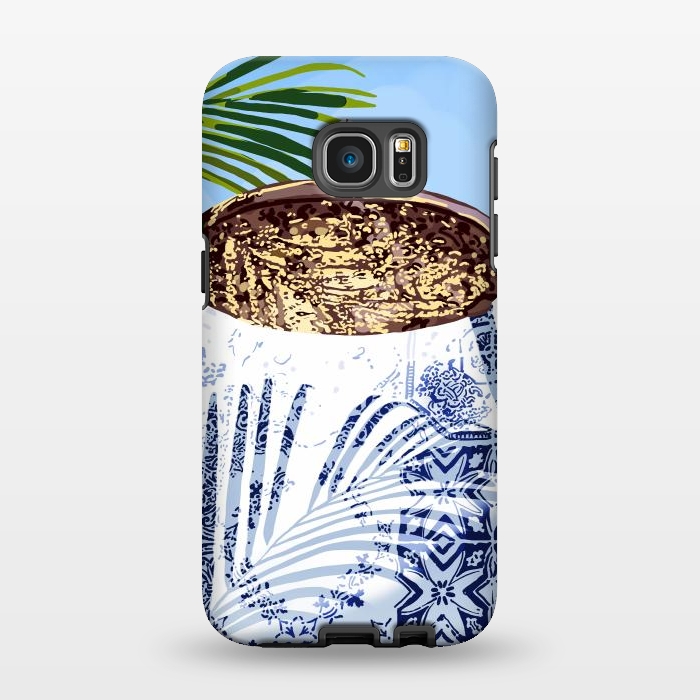 Galaxy S7 EDGE StrongFit Tropical Shower by Uma Prabhakar Gokhale