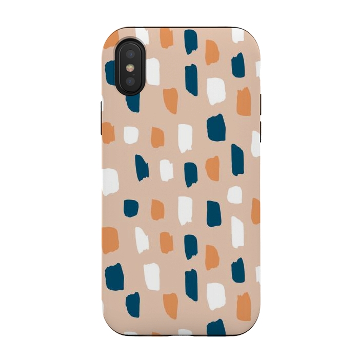 iPhone Xs / X StrongFit Natural Terrazzo by Creativeaxle