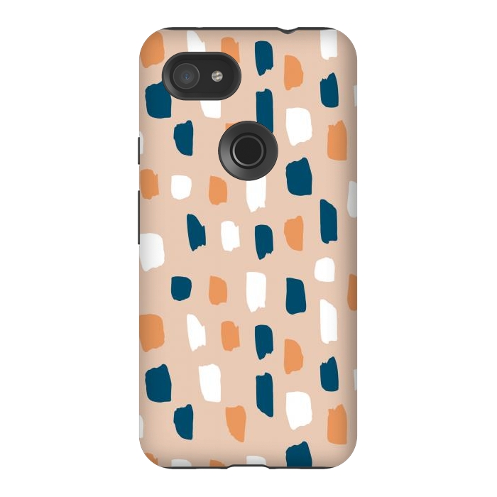 Pixel 3AXL StrongFit Natural Terrazzo by Creativeaxle