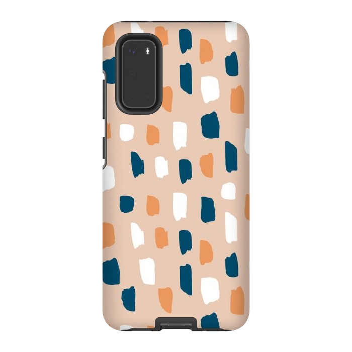 Galaxy S20 StrongFit Natural Terrazzo by Creativeaxle