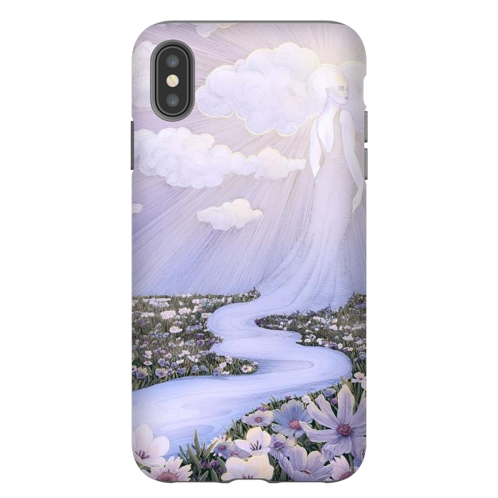 iPhone Xs Max StrongFit Spirit of River and Sky by ECMazur 