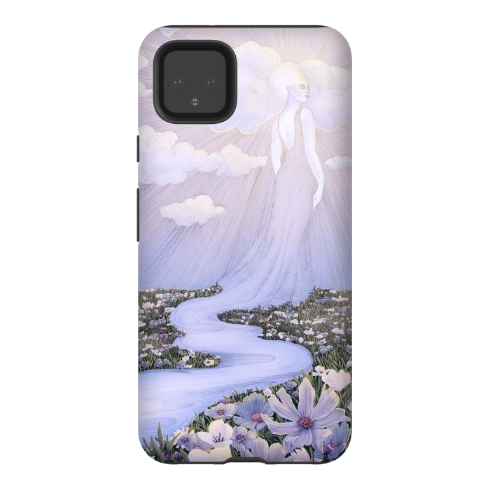 Pixel 4XL StrongFit Spirit of River and Sky by ECMazur 