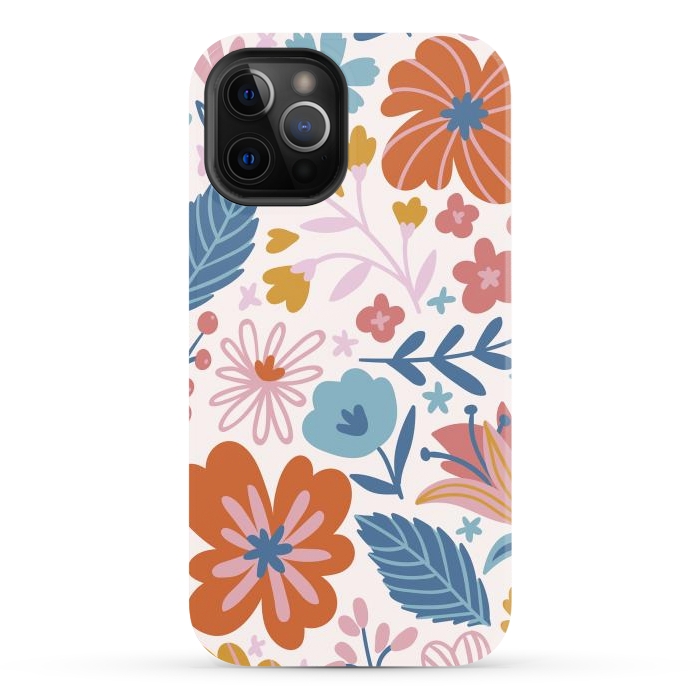 iPhone 12 Pro Max StrongFit Floral Pattern XI by ArtsCase