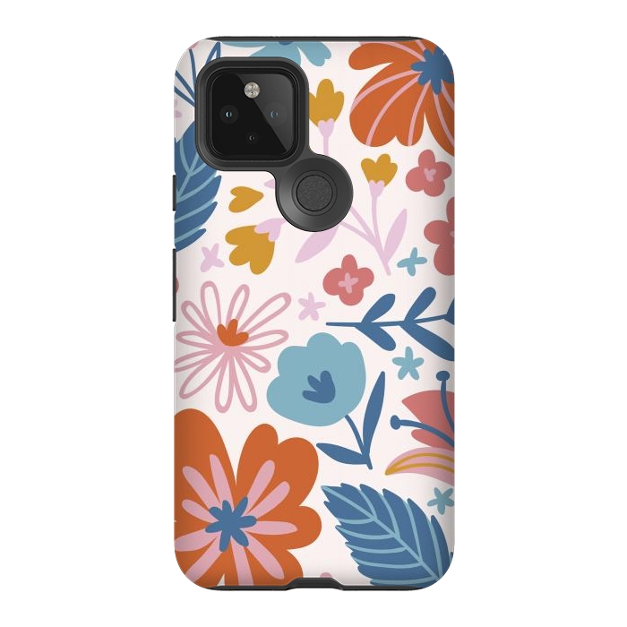 Pixel 5 StrongFit Floral Pattern XI by ArtsCase