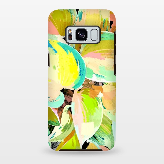 Galaxy S8 plus StrongFit Tropical Leaves by Uma Prabhakar Gokhale