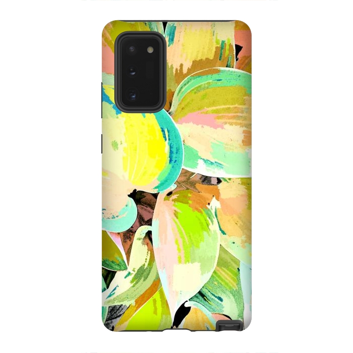 Galaxy Note 20 StrongFit Tropical Leaves by Uma Prabhakar Gokhale