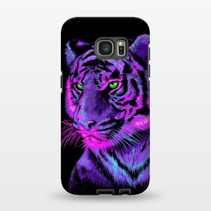 Galaxy S7 EDGE StrongFit Lilac tiger by Alberto