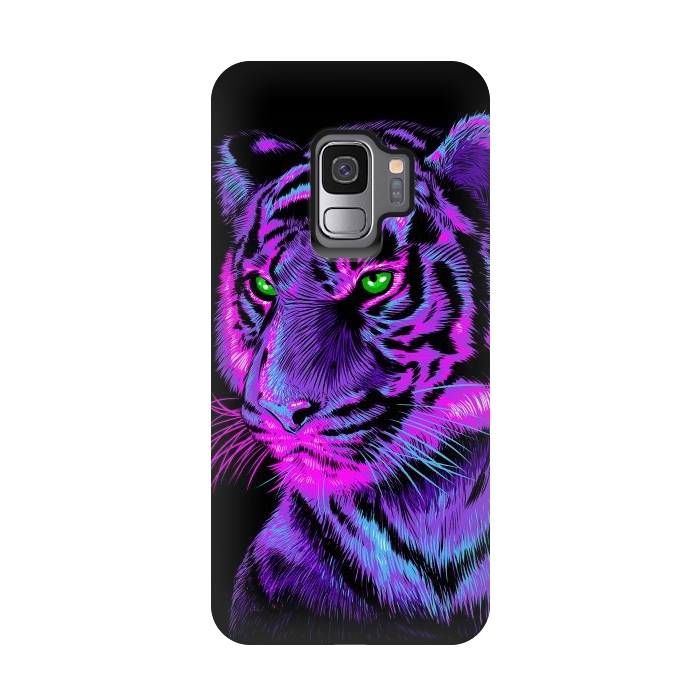 Galaxy S9 StrongFit Lilac tiger by Alberto