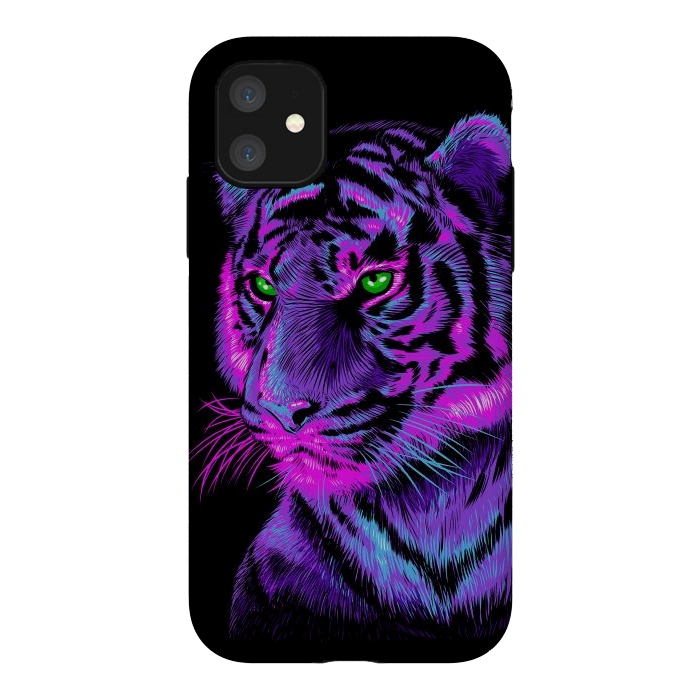iPhone 11 StrongFit Lilac tiger by Alberto