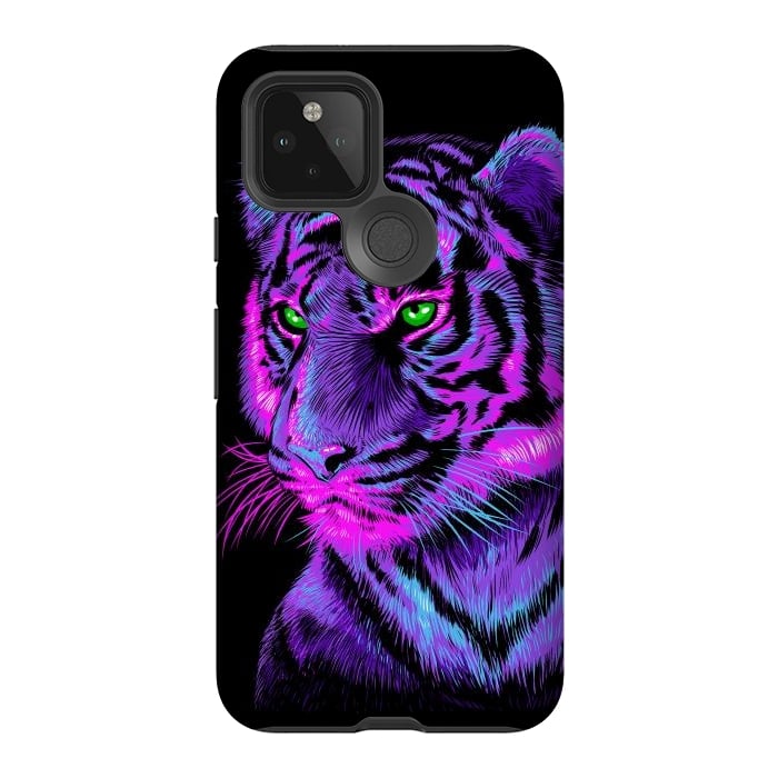 Pixel 5 StrongFit Lilac tiger by Alberto