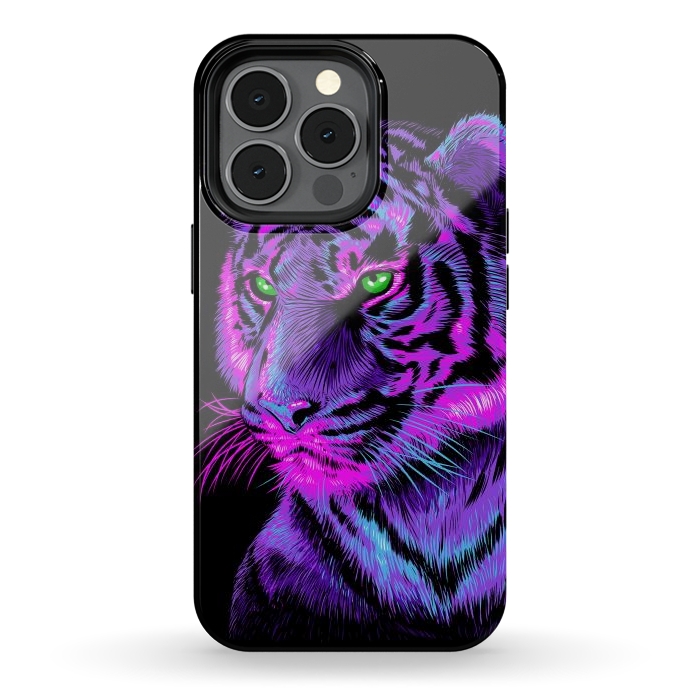 iPhone 13 pro StrongFit Lilac tiger by Alberto