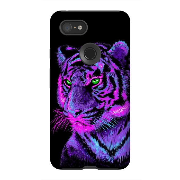 Pixel 3XL StrongFit Lilac tiger by Alberto