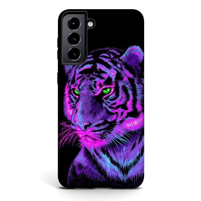 Galaxy S21 StrongFit Lilac tiger by Alberto