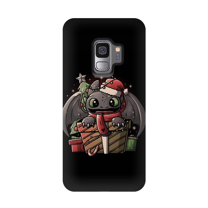 Galaxy S9 StrongFit Dragon Anatomy Cute Funny Dragon Gift by eduely