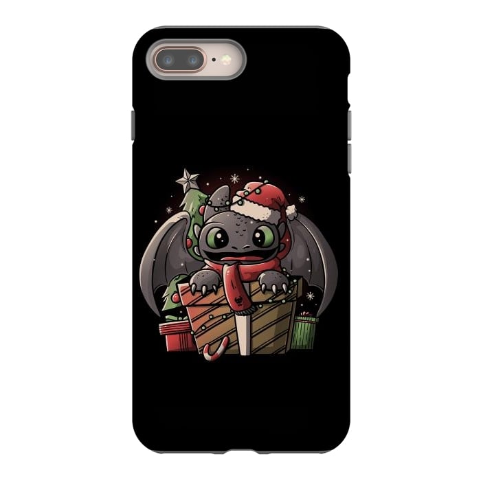 iPhone 8 plus StrongFit Dragon Anatomy Cute Funny Dragon Gift by eduely
