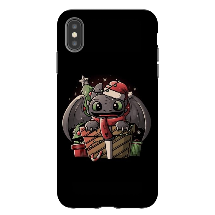iPhone Xs Max StrongFit Dragon Anatomy Cute Funny Dragon Gift by eduely