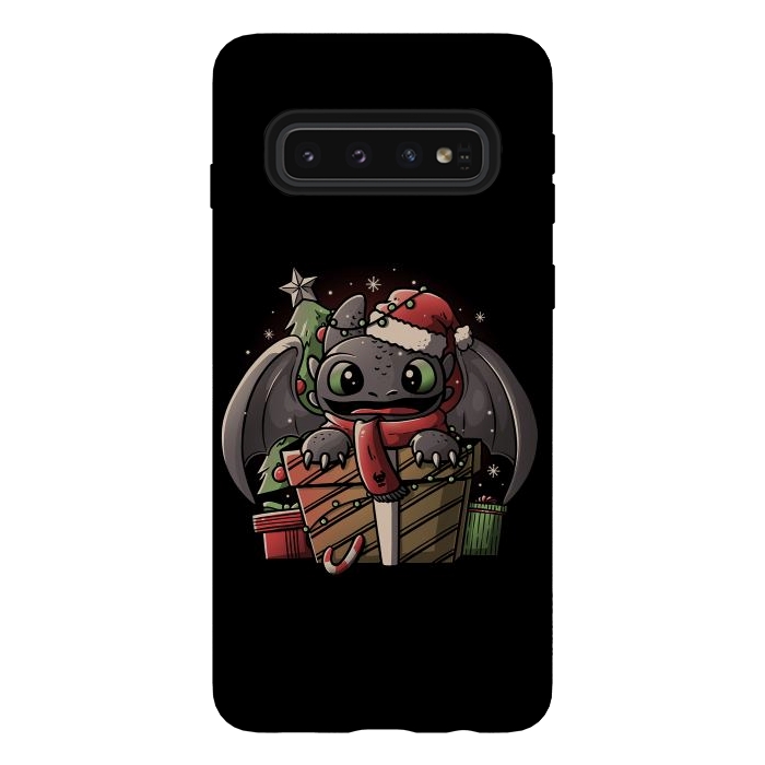 Galaxy S10 StrongFit Dragon Anatomy Cute Funny Dragon Gift by eduely