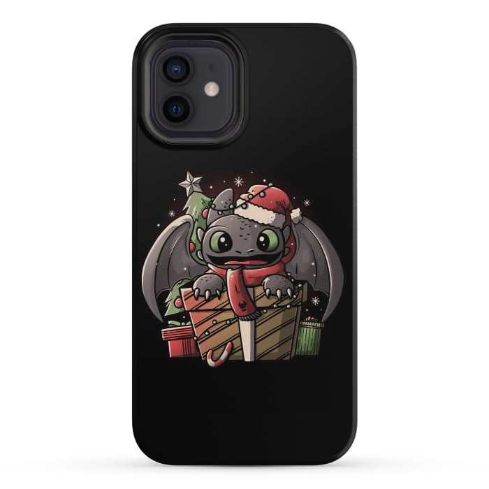 iPhone 12 StrongFit Dragon Anatomy Cute Funny Dragon Gift by eduely