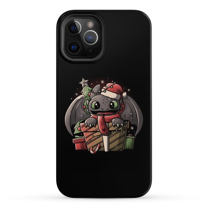 iPhone 12 Pro Max StrongFit Dragon Anatomy Cute Funny Dragon Gift by eduely