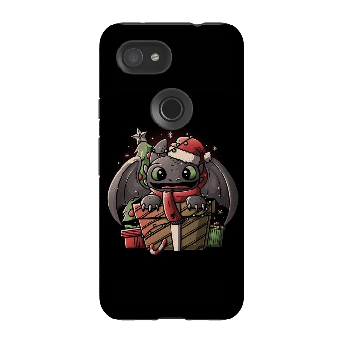 Pixel 3A StrongFit Dragon Anatomy Cute Funny Dragon Gift by eduely