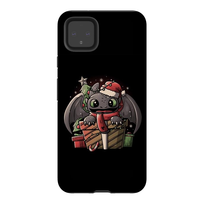 Pixel 4XL StrongFit Dragon Anatomy Cute Funny Dragon Gift by eduely