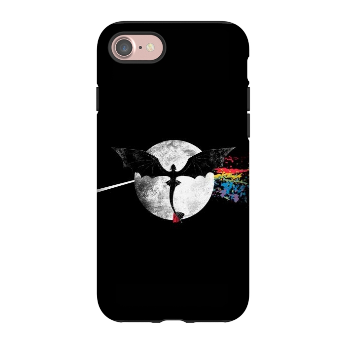 iPhone 7 StrongFit Dragon Side of the Moon Cute Funny Gift by eduely