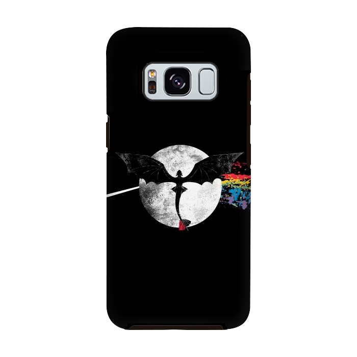Galaxy S8 StrongFit Dragon Side of the Moon Cute Funny Gift by eduely