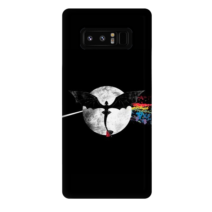 Galaxy Note 8 StrongFit Dragon Side of the Moon Cute Funny Gift by eduely
