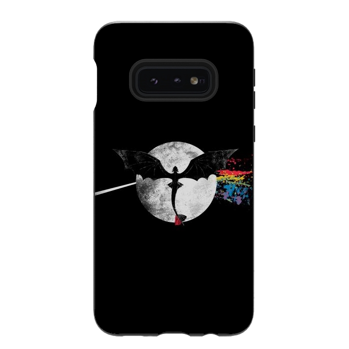 Galaxy S10e StrongFit Dragon Side of the Moon Cute Funny Gift by eduely