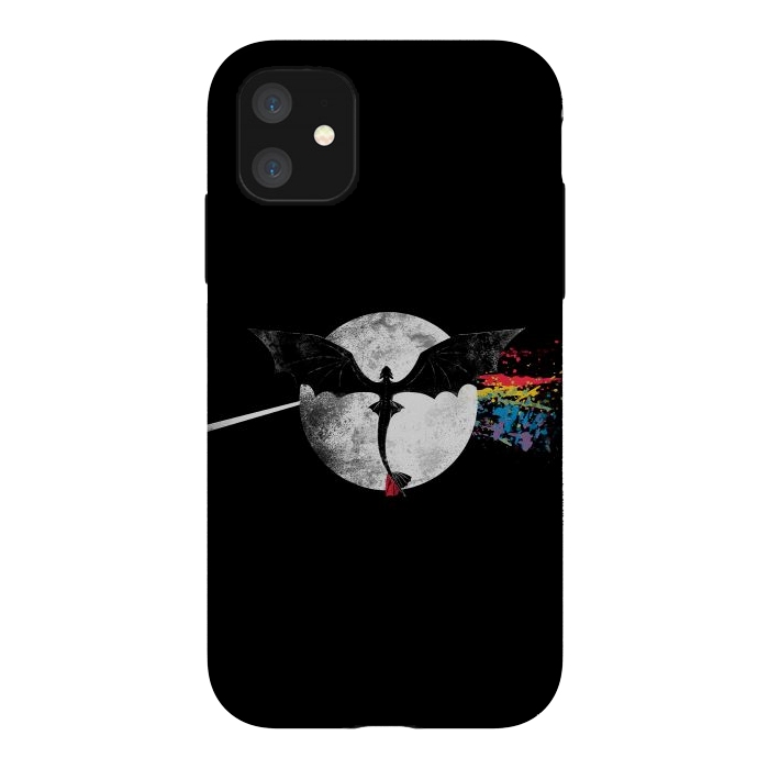 iPhone 11 StrongFit Dragon Side of the Moon Cute Funny Gift by eduely