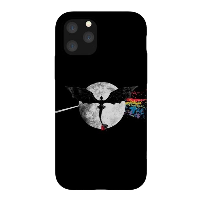 iPhone 11 Pro StrongFit Dragon Side of the Moon Cute Funny Gift by eduely