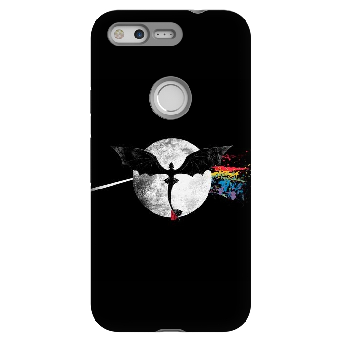 Pixel StrongFit Dragon Side of the Moon Cute Funny Gift by eduely