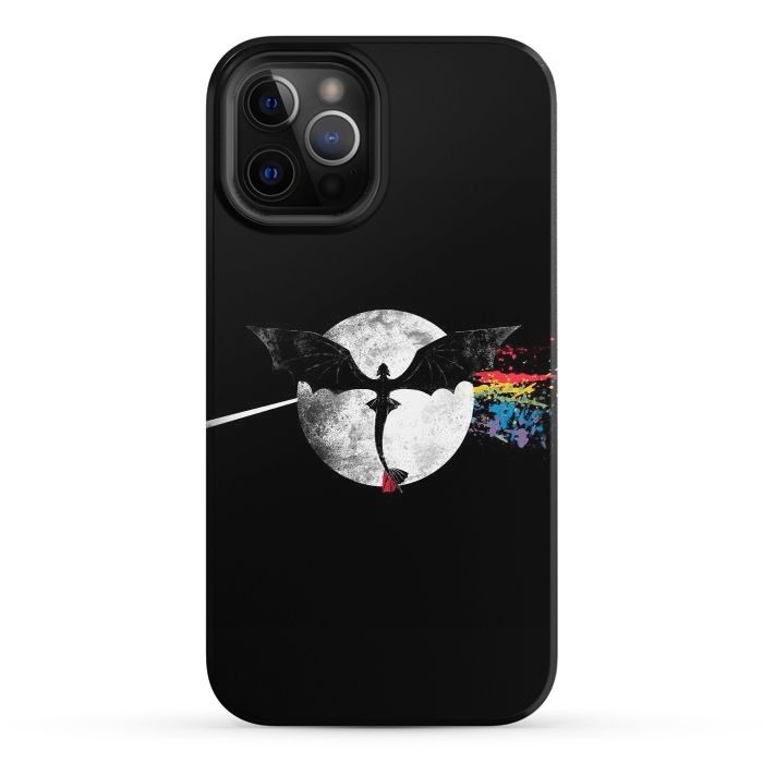 iPhone 12 Pro StrongFit Dragon Side of the Moon Cute Funny Gift by eduely