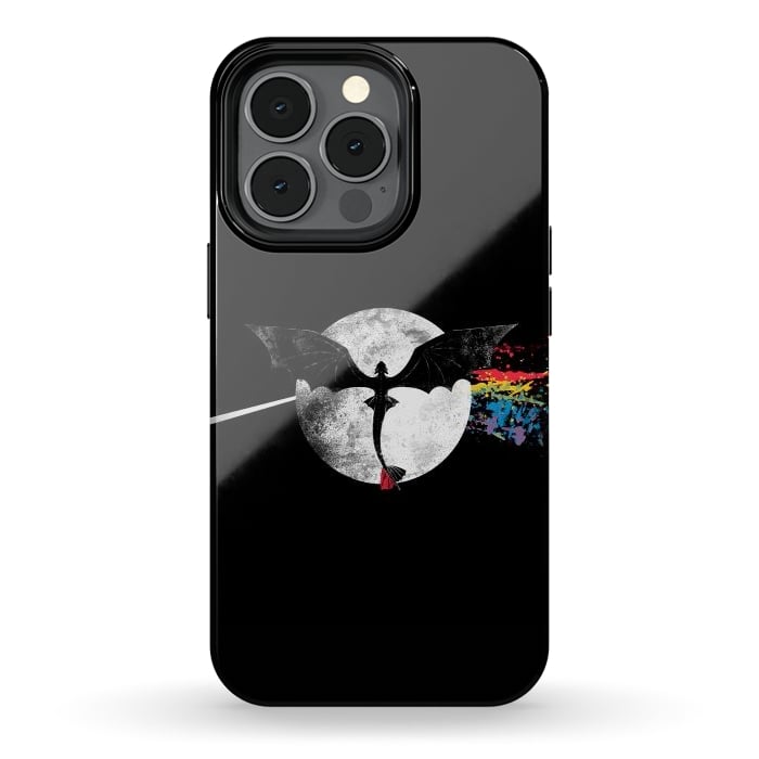 iPhone 13 pro StrongFit Dragon Side of the Moon Cute Funny Gift by eduely