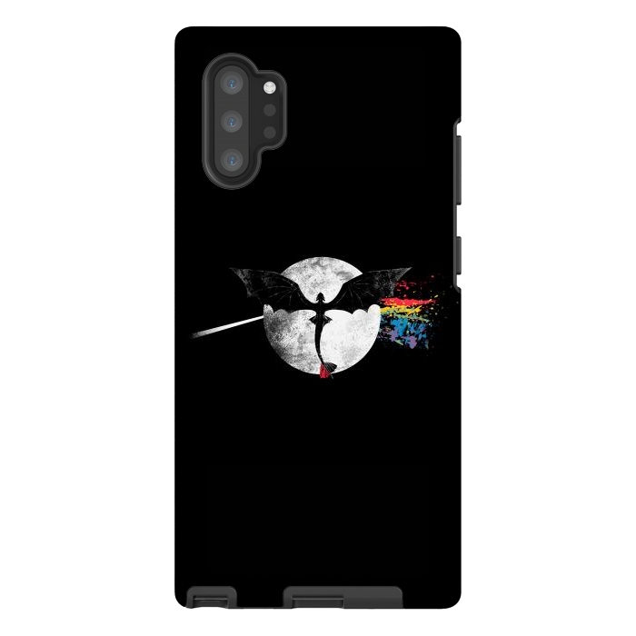 Galaxy Note 10 plus StrongFit Dragon Side of the Moon Cute Funny Gift by eduely