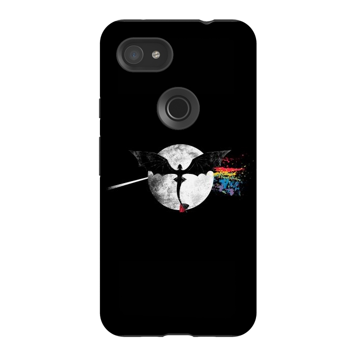 Pixel 3AXL StrongFit Dragon Side of the Moon Cute Funny Gift by eduely