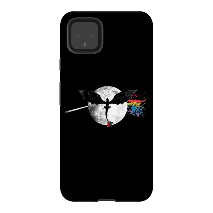 Pixel 4XL StrongFit Dragon Side of the Moon Cute Funny Gift by eduely