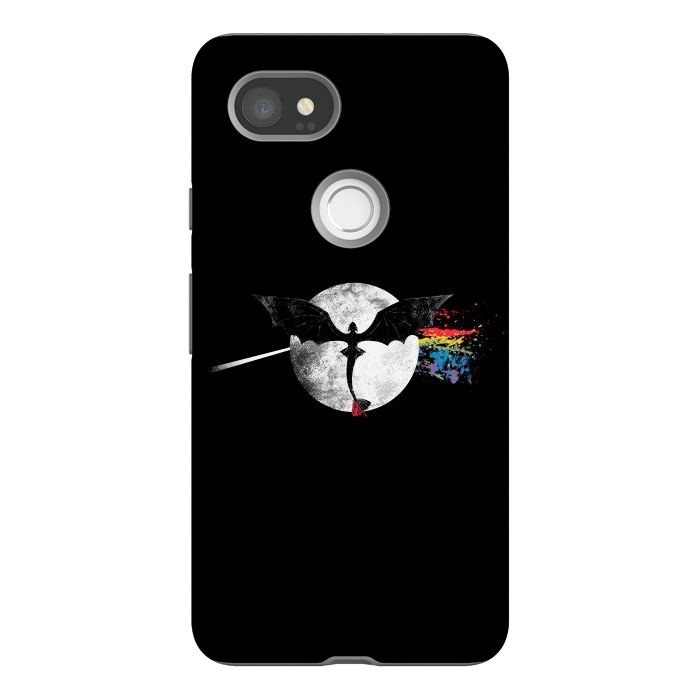Pixel 2XL StrongFit Dragon Side of the Moon Cute Funny Gift by eduely