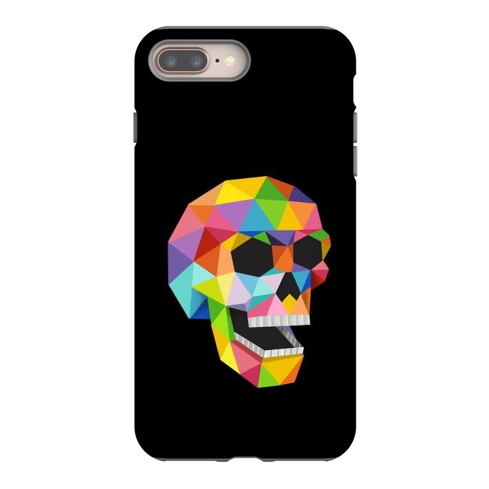 iPhone 7 plus StrongFit Skull Polygons by Coffee Man