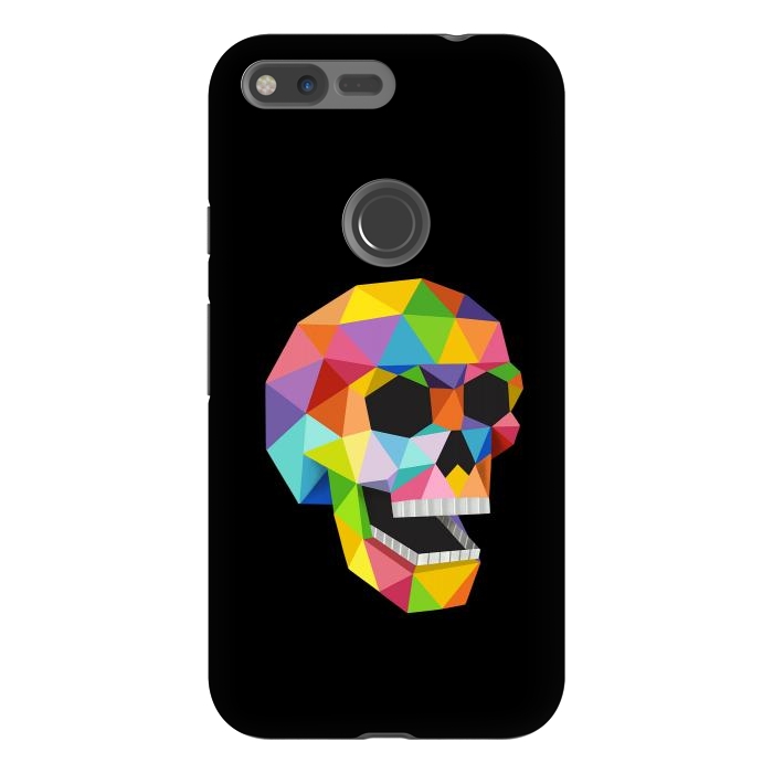 Pixel XL StrongFit Skull Polygons by Coffee Man