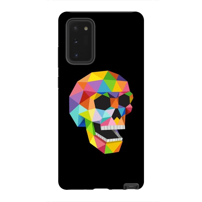 Galaxy Note 20 StrongFit Skull Polygons by Coffee Man